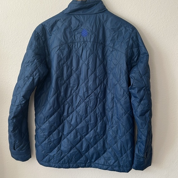 Stio sz S Men's Midnight Hour Skycrest Snap Shirt Men's Blue Quilted Jacket VGUC - Picture 7 of 12